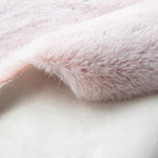 Shag Rug 6x9 Area Rugs for Living Room Pink Fuzzy Washable Faux Rabbit Furry Fur Rugs Bedroom Nursery Rug
