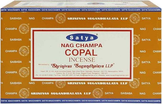 Copal Incense Sticks and Incense Stick Holder Bundle Insence Insense Satya
