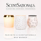 Scentsationals Plumeria Waters Scented Wax Melts - Waterlily, Hibiscus, & Green Leaves, 10oz (24 Cubes)