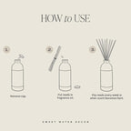 Sweet Water Decor Warm and Cozy Reed Diffuser Set - Orange, Cinnamon, Clove, and Pine Fall and Winter Scented Diffuser - Scent Diffusers for Home, Long Lasting Fragrance, Made in the USA
