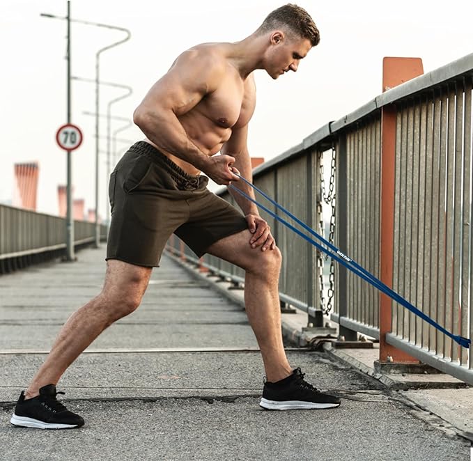 Resistance Bands for Working Out, Exercise Bands, Workout Bands, Pull Up Assistance Bands for Body Stretching Training Physical Therapy Muscle Training for Men & Women