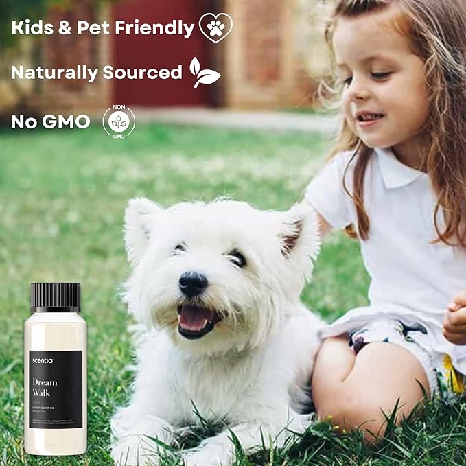 Scentia Hotel Diffuser Oil - 120 ml 4.06 fl oz - Fragrance Oil Blend with White Tea, Natural Home Fragrance and Hotel Scent for Diffusers & Machines -Dream Walk, Thanksgiving Gift