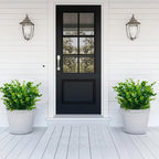 TURNMEON 20 Bundles Artificial Greenery Plants Outdoor Spring Decor, UV Resistant Fake Plants Boxwood Shrubs Grass, Faux Eucalyptus Flowers for Farmhouse Gardens Home Patio Indoor Outdoor Decor(Green)