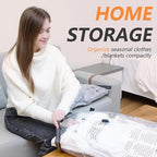 Fast-Charging Wireless Pump and 9 Pack Vacuum Compression Storage Bags,Multi-Size Combo 70% Space Saving for Clothing, Bedding & Seasonal Storage & Space Saver for Luggage