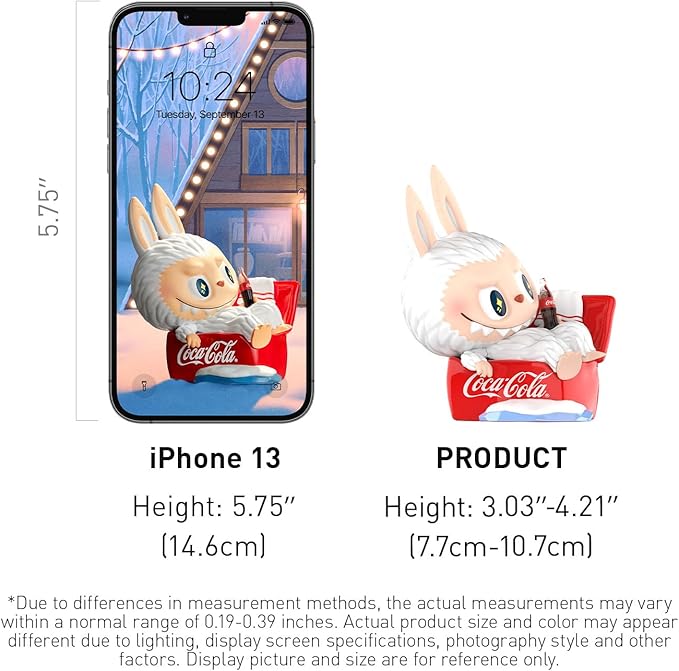 POP MART The Monsters Coca-Cola Series, Blind Box Figures, Random Design Action Figures Collectible Toys Home Decorations, Holiday Birthday Gifts, Single Box