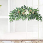 CDQL Artificial Succulents Swag Decorative Swag,Green Leaves Wedding Arch,Greenery Swag,Farmhouse Wedding Arch Flower,Table Centerpieces Wall Decor (1)