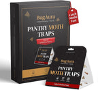 20 Pack Pantry Moth Traps for House Indoor – Advanced Red Line Formula Pantry Moth Traps with Pheromones Prime – Safe & Non-Toxic – Targets Indian Meal Moths & Other Pantry Moths