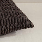 Fancy Homi 4 Packs Decorative Throw Pillow Covers for Living Room Couch Bed, Modern Farmhouse Boho Home Décor Accent Cushion Case, 22" x 22", Dark Brown