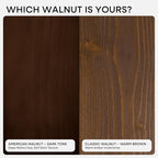 Homeforia Walnut 20 inch Floating Shelf, High End Solid Real Wood 20inch Floating Shelves for Wall Mounted, Dark Brown 20 inches Long Floating Shelves, Heavy Duty Bracket, 20 X 6.5 X 1.75 in, Set of 3