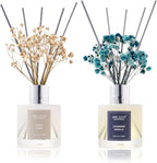 Airkeep Reed Diffuser 3.38 oz (100ml) 2pk,Clean Linen/Cashmere Vanilla Scented Reed Diffuser Set,Reed Diffuser & Oil Diffuser Sticks, Aromatherapy, Home & Kitchen Décor,Fragrance and Gifts