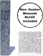 A&S Modern Stone Mezuzah Case Design, Mezuza Cover for Scroll Protection, Easy Peel and Stick Houswarming Gift and Home Blessing