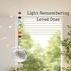Sympathy Gifts for Loss of Loved One, Crystal Sun Catcher Rainbow Maker, Condolence Memorial for Loss of Mom Dad Dog (Brother)