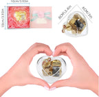 Happy Birthday Music Box,Little Shape of Love Heart Wind Up Musical Boxes for Her,Mom,Dad,Women,Granddaughter.Gifts for Anniversary/Birthday/Christmas/Valentine's/Mother's/Father's Day.