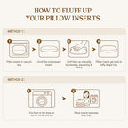 puredown® 20x20 Pillow Inserts Set of 2, Fluffy Overfilled Down Alternative Decorative Pillows, Soft Plush Throw Pillows for Couch, Sofa, Bed and Home Decor