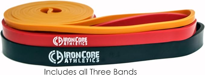 Pull Up Assistance Bands - Commercial Gym Quality 41" Loop Exercise Pull-Up Bands - 4 Different Resistance Levels to Choose from