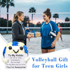 Handmade Collectible Volleyball - Gift for Teen Girls Teen Boys,Encouragement Gift for Young Players,Soft Sports Decor for Bedroom,Emotional Support for Volleyball Lovers