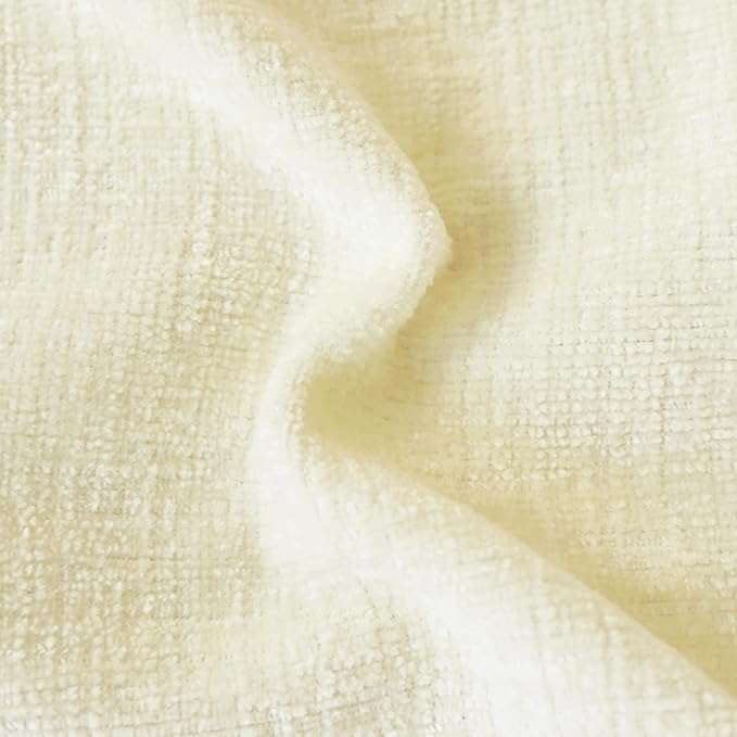 CaliTime Throw Pillow Covers Decorative 16 X 16 Inches Pack of 2 Cozy Chenille Cushion Cases for Couch Sofa Bed Living Room Home Beige