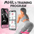 Fabric Resistance Bands for Women & Men – 4 Durable Exercise Bands for Working Out, Non-Slip & Non-Pinching Workout Bands – Multiple Resistance Levels Booty Bands for Legs Butt Glutes Hips Abs & More.
