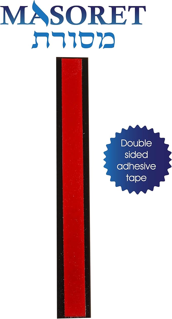 3-Piece Aluminum Door Mezuzah Cases: Special Profile, No Holes, 5-Inch 12cm Hebrew Parchment Scroll Holder Boxes