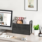 YINMIT Magazine Holder, Magazine Rack Floor, Magazine Storage Basket, Folder Organizer Bin for Books, Newspapers, Tablets