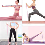 FYY Figure 8 Resistance Bands, Yoga Resistance Band Stretch Fitness Band, Pull Rope, Chest Arm and Shoulder Stretch Bands Exercise Equipment for Home Workout, Physical Therapy, Strength Training