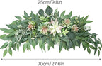 CDQL Artificial Succulents Swag Decorative Swag,Green Leaves Wedding Arch,Greenery Swag,Farmhouse Wedding Arch Flower,Table Centerpieces Wall Decor (1)