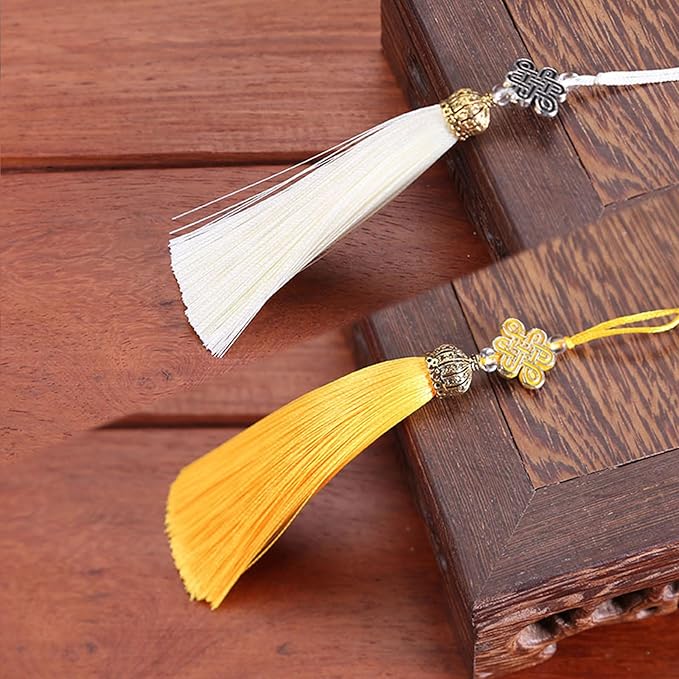 Chinese Knot Tassels Pendant, Handmade Polyester Tassels, Great for Home Decors and Festival Ornament