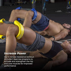 Crossover Symmetry Hip & Core System - Loop Resistance Home Workout Bands to Stretch and Strengthen Legs, Butt, HIPS, Thighs and Glutes, Includes Online Exercise & Training Guide