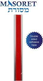3-Piece Aluminum Door Mezuzah Cases: Special Profile, No Holes, 4-Inch 10cm Hebrew Parchment Scroll Holder Boxes