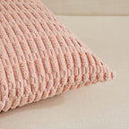 Fancy Homi 4 Packs Decorative Throw Pillow Covers for Living Room Couch Bed, Modern Farmhouse Boho Home Décor Accent Cushion Case, 18" x 18", Blush Pink