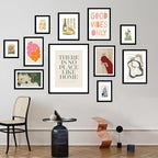11x17 Picture Frame 3 Pack - Black Poster Frame Display Pictures 9x15 with Mat or 11 x 17 Without Mat for Wall Hanging Horizontal and Vertical