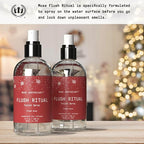Muse Apothecary Flush Ritual - Aromatic & Refreshing Toilet Spray, Use Before You Go, 8 oz, Infused with Natural Essential Oils - Fresh Snow, 2 Pack
