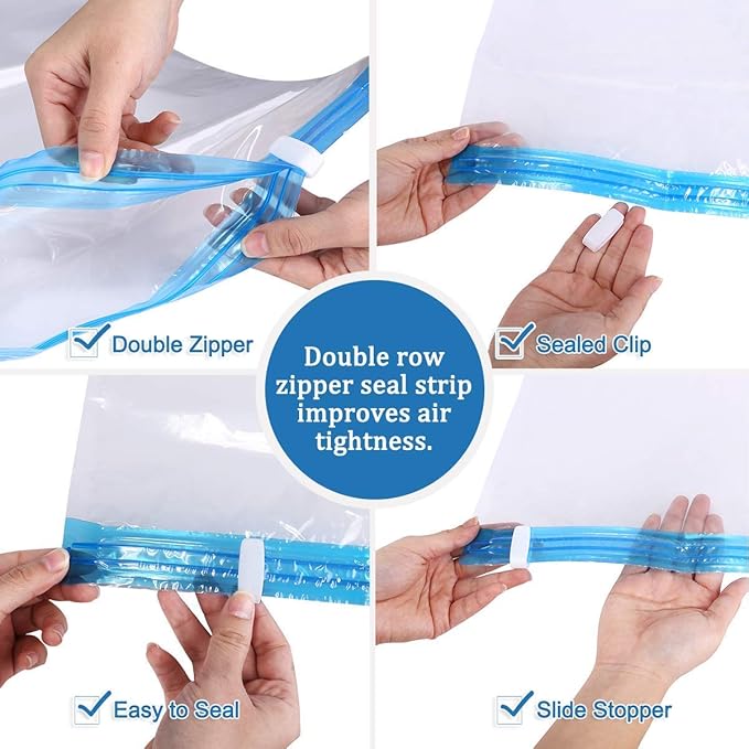 12 Medium Size 28"X20" Vacuum Storage Bags for Storage Organization