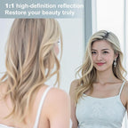Arched White Full Length Mirror, 57"X20" Large Floor Mirrors with Stand, Full Body Mirrors for Leaning or Hanging, Standing Mirror for Bedroom, Living Room,Dressing Room, Aluminum Alloy Frame, White