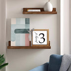 6 Inch Party of 3 Sign, Wooden Frame Family of 3 Decor, Rustic Gift for Family Indoor Table Tiered Tray Shelf Desk Farmhouse Home Decorations