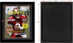 Goldfinch 2 Packs Sports Magazine Frames - Displays Measuring 8 x 10.5 Inches With Black Core Matting - Suitable for 1994-Current Collector's Edition Sports Magazines With Installed Hangers