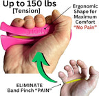 Bandle™ - True Ergonomic Handles for Resistance Bands | Unleash The Full Potential of Pain-Free, Full-Body Workouts | Durable & Comfortable for High-Intensity Training (2 Handles)