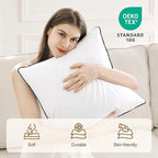 puredown® 20x20 Pillow Inserts Set of 2, Fluffy Overfilled Down Alternative Decorative Pillows, Soft Plush Throw Pillows for Couch, Sofa, Bed and Home Decor
