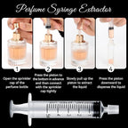 10pcs Perfume Refill Tool Kit,Plastic Perfume Dispenser Transfer Tools,Travel Refill Tool Set for Liquid Cologne Fragrance Sample Essential Oils (Golden, 5ml/10pcs)