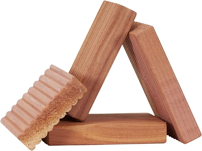 Household Essentials Cedar for Closets Value Accessory Kit, 96 Pieces, Natural