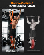 Pull Up Assistance Bands, Adjustable Heavy Duty Resistance Band for Pull Up Bar, Pull Up Assist Bands with Feet Rest for Strength Training, Home Fitness Workout Equipment, Height Adjustable