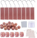 Cedar Blocks for Clothes Storage, Cedar Chips and Balls for Closets and Drawers, Scented Sachets, 40 Pack for Healthy Living.