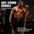 Resistance Bands with Handles, 175lb Exercise Bands for Working Out, Fitness Bands, Workout Bands with Door Anchor and Ankle Straps, Physical Therapy, Yoga, Strength Training Home Gym Equipment