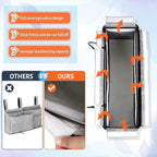 Loghot Bedside Caddy/Bedside Storage Bag Hanging Organizer for Bunk and Hospital Beds,Dorm Rooms Bed Rails,Can be Placed Glasses,Books,Mobile Phones,Keys (New Black-1)