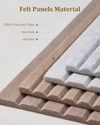 48 x 32 inches Large Bulletin Board, Decorative Felt Pin Board, 0.35“ Thick Foldable Photo Display Board with Self-Adhesive Tape, Vision Board for School Home Kitchen Office Walls - Beige