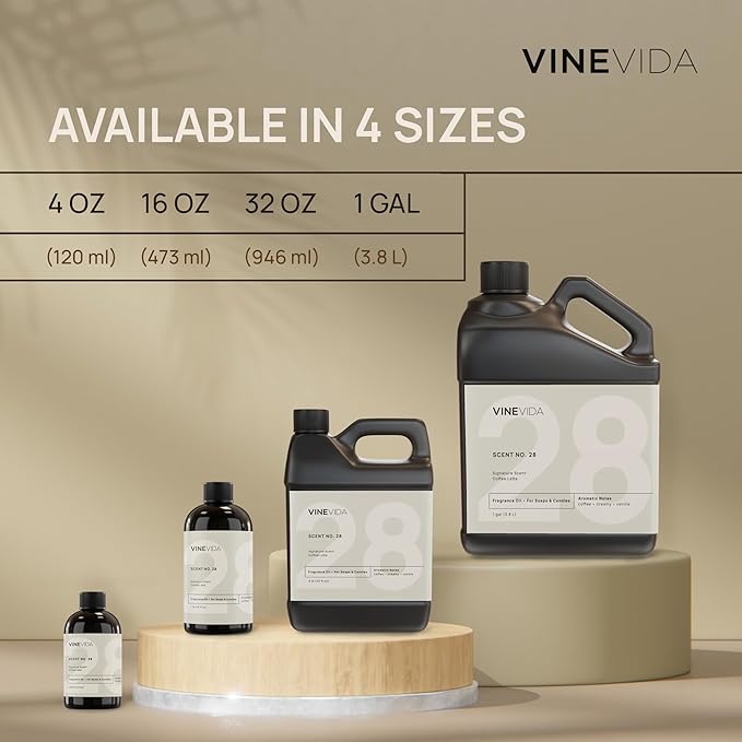 VINEVIDA Mahogany Teakwood Fragrance Oil for Cold Air Diffusers - [128 Fl Oz] - Essential Oils for Diffuser Oil Refill & Air Freshener Room Spray