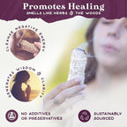 White Sage Smudge Sticks | California Sage Incense Sticks for Home Cleansing, Spiritual Smudging Rituals and Meditation | Sustainably Sourced 4 inch White Sage Bundle | Smudge Kit of 9