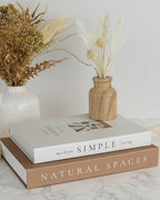 Beautiful Decorative Books - Set of 2 Boxes Enhance Your Coffee Table, Bookshelf or Mantel Shelf Decor - Aesthetic Fake/Faux Books for Modern Home Decoration, Photo Storage and as a Keepsake Box