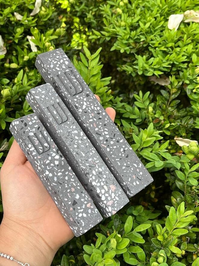 A&S Mezuzot A&S Modern Stone Mezuzah Case Design, Mezuza Cover for Scroll Protection, Easy Peel and Stick Houswarming Gift and Home Blessing