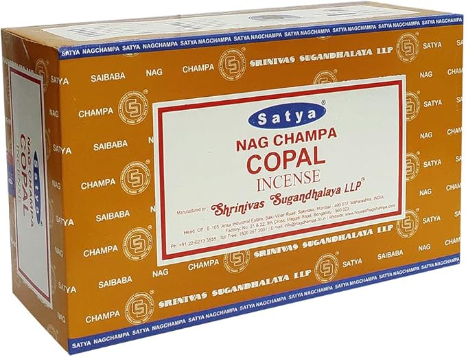 Copal Incense Sticks and Incense Stick Holder Bundle Insence Insense Satya